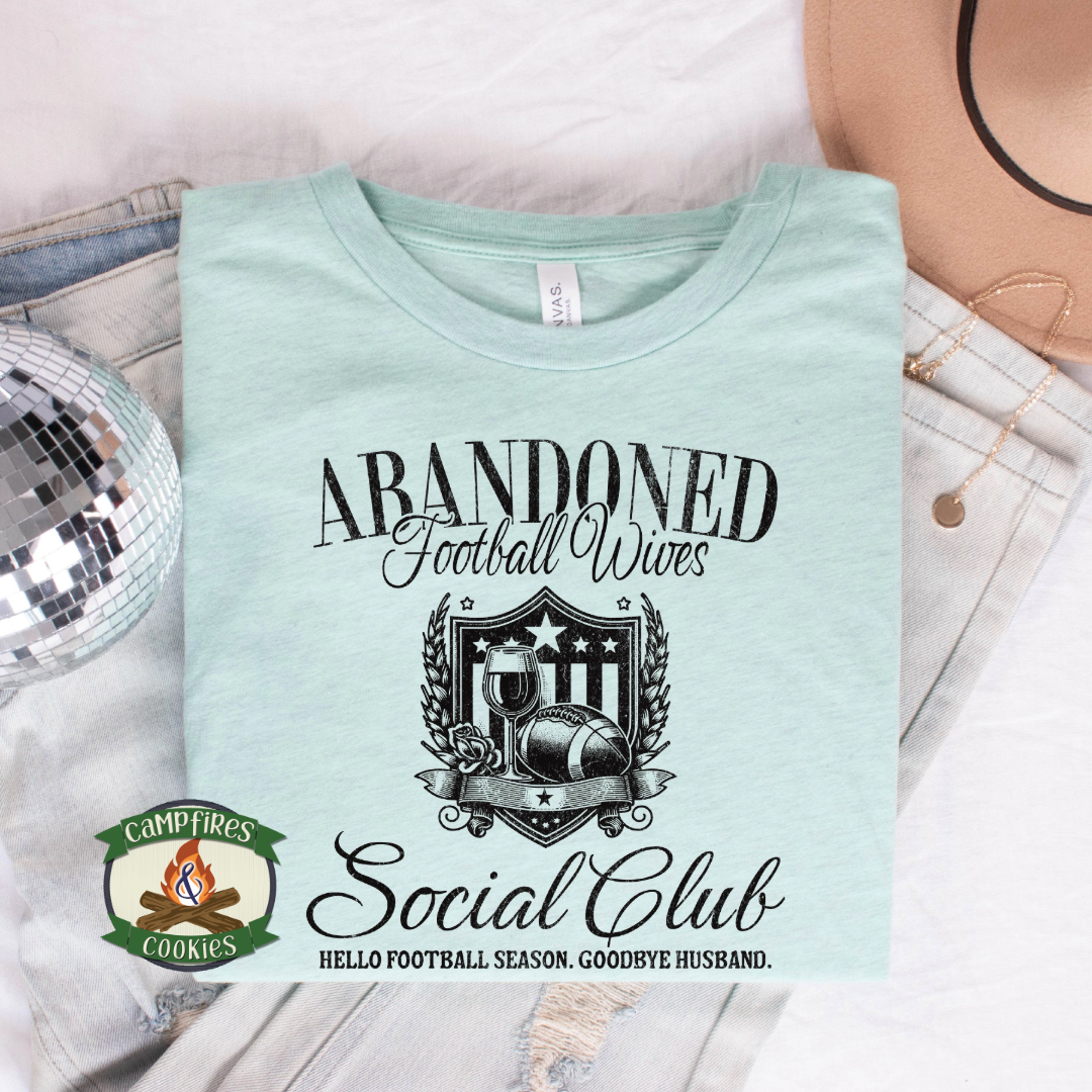 Abandoned Football Wives Social Club – Graphic Apparel