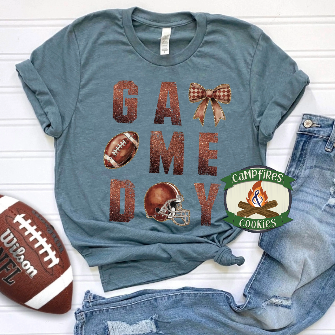 Game Day Color Tic Tac Toe Graphic Apparel