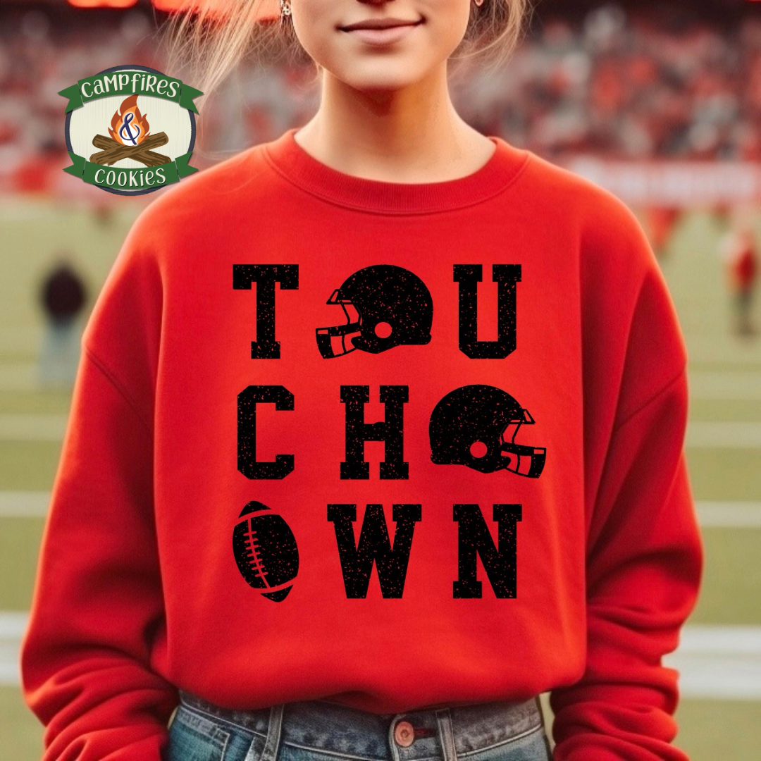 Stacked Touchdown Graphic Tee/Sweatshirt/Hoodie