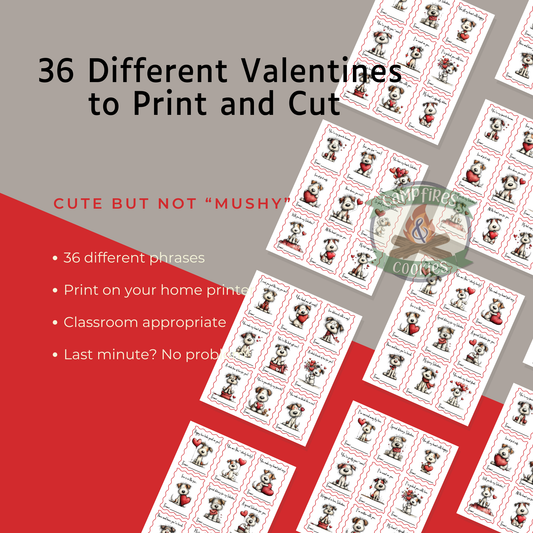 Scruffy Puppy Printable Valentines – 36 Unique Cards for Classroom Kindness (Copy)