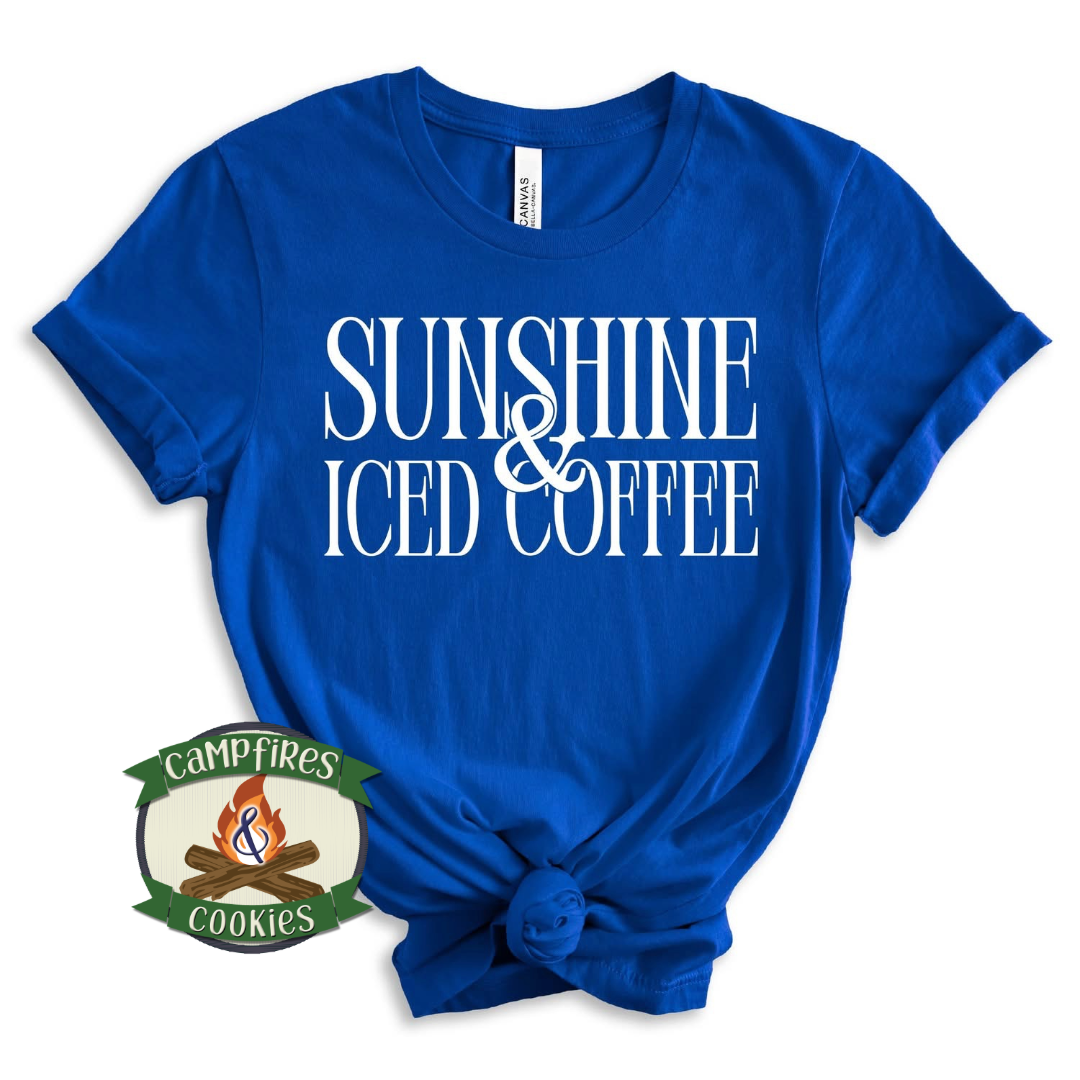 Sunshine & Iced Coffee Graphic Tee