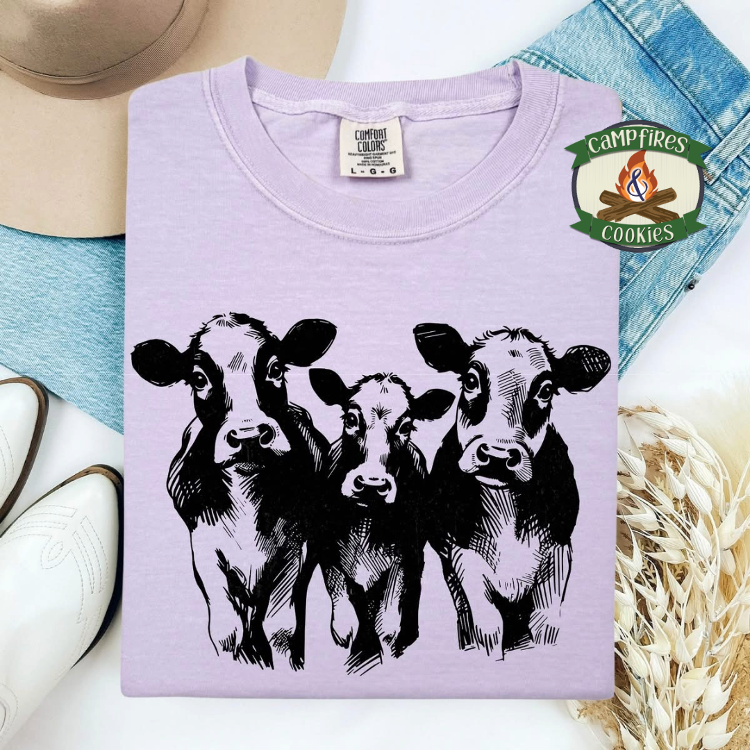 Triple Cow Graphic Tee