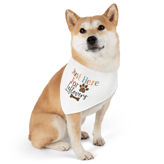 Whimsical Pet Bandana Collar for Foodie Dogs, Cute Dog Accessories, Holiday Pet Fashion, Dog Gift, Trendy Dog Bandanas