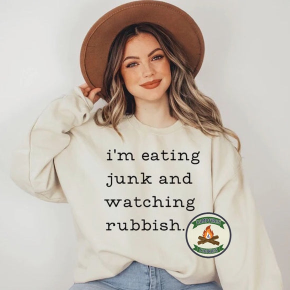 Eating Junk and Watching Rubbish
