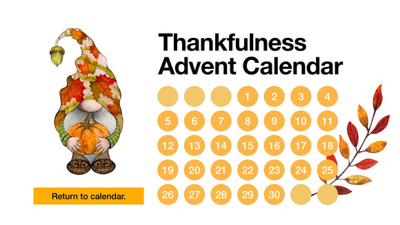 30-Day Thankfulness Digital Advent Journal