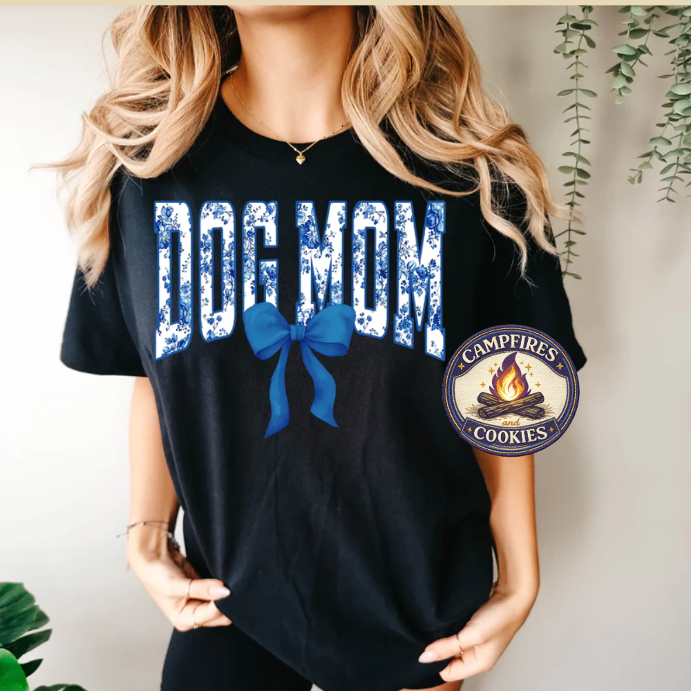 Blue Coquette Dog Mom