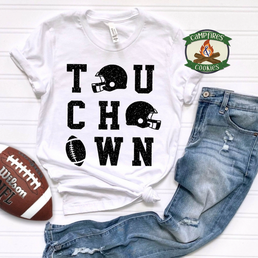 Stacked Touchdown Graphic Tee/Sweatshirt/Hoodie