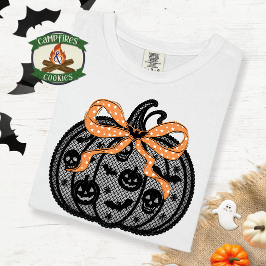 Lace & Lanterns Halloween Pumpkin Graphic Apparel