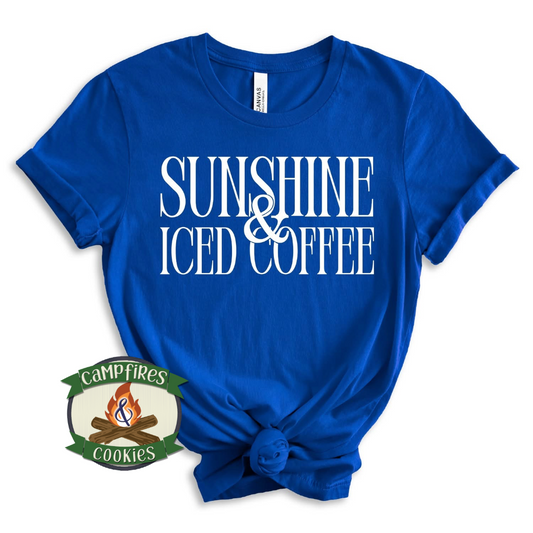 Sunshine & Iced Coffee Graphic Tee