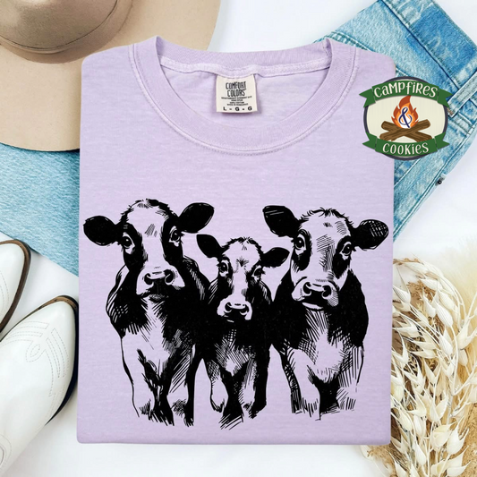 Triple Cow Graphic Tee