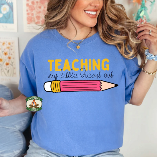 Teaching My Little Heart Out – Pencil Graphic Apparel