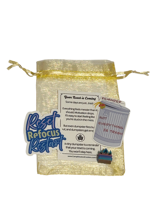 Emotional Support Dumpster Fire Kit - "Your Reset is Coming"