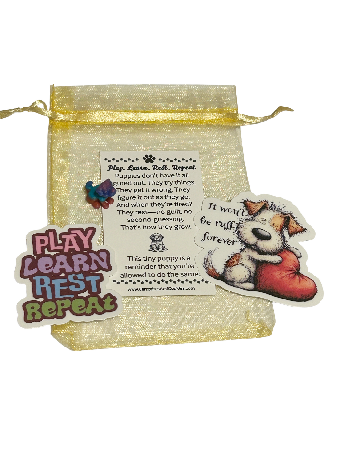 Emotional Support Puppy Kit - "Play. Learn. Rest. Repeat."