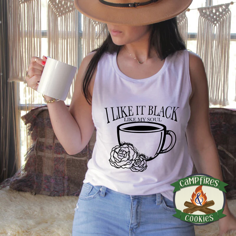 I like It Black Like My Soul Tank or T-shirt