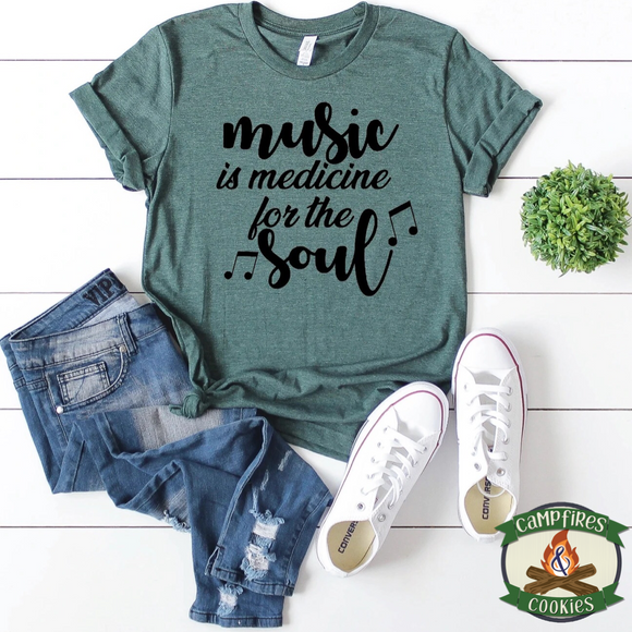 Music Is Medicine For The Soul T-shirt