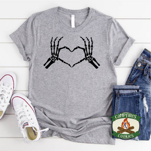 Skeleton Heart Hands
